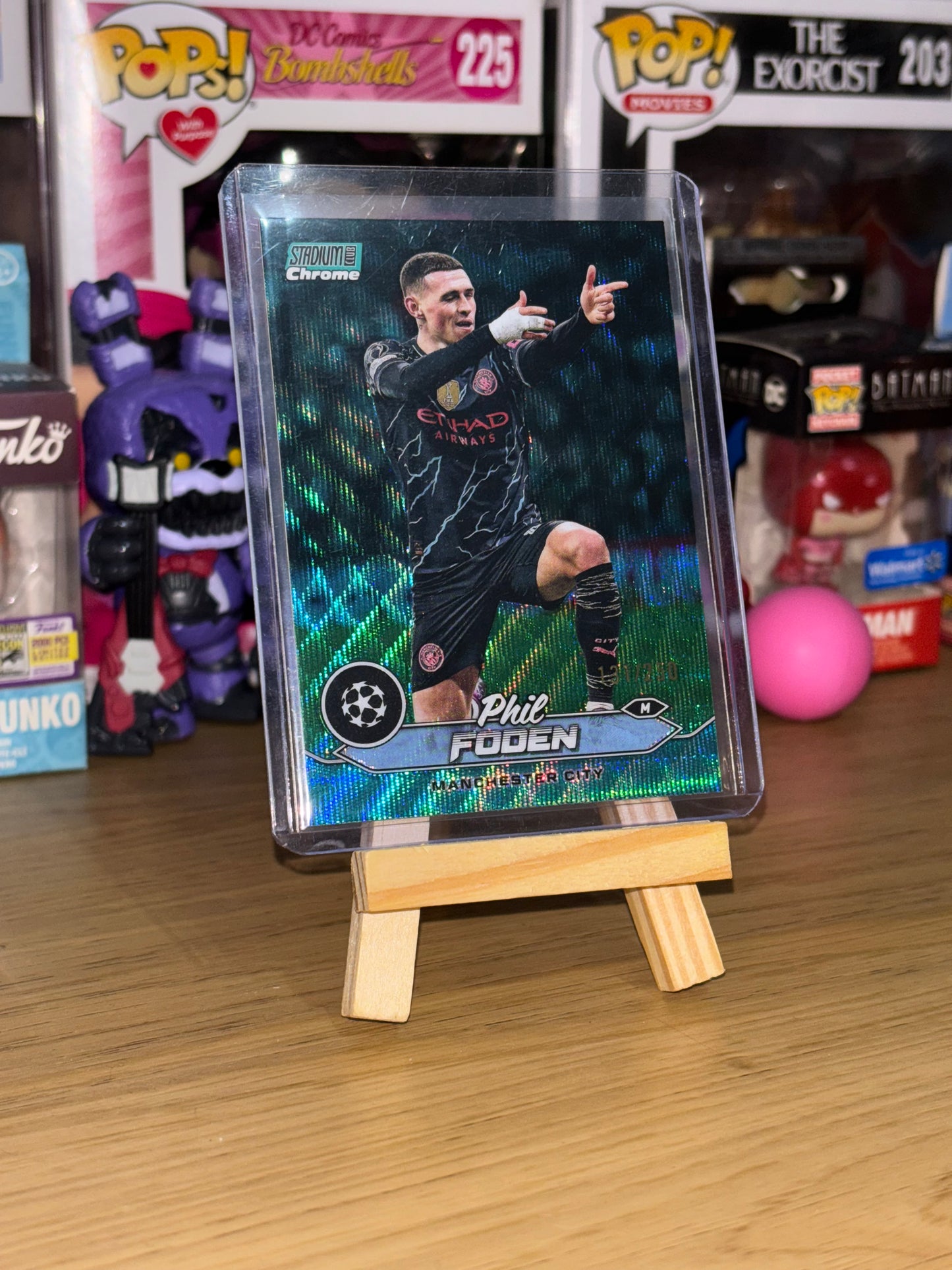 Phil Foden Topps Stadium Chrome Numbered 131/250