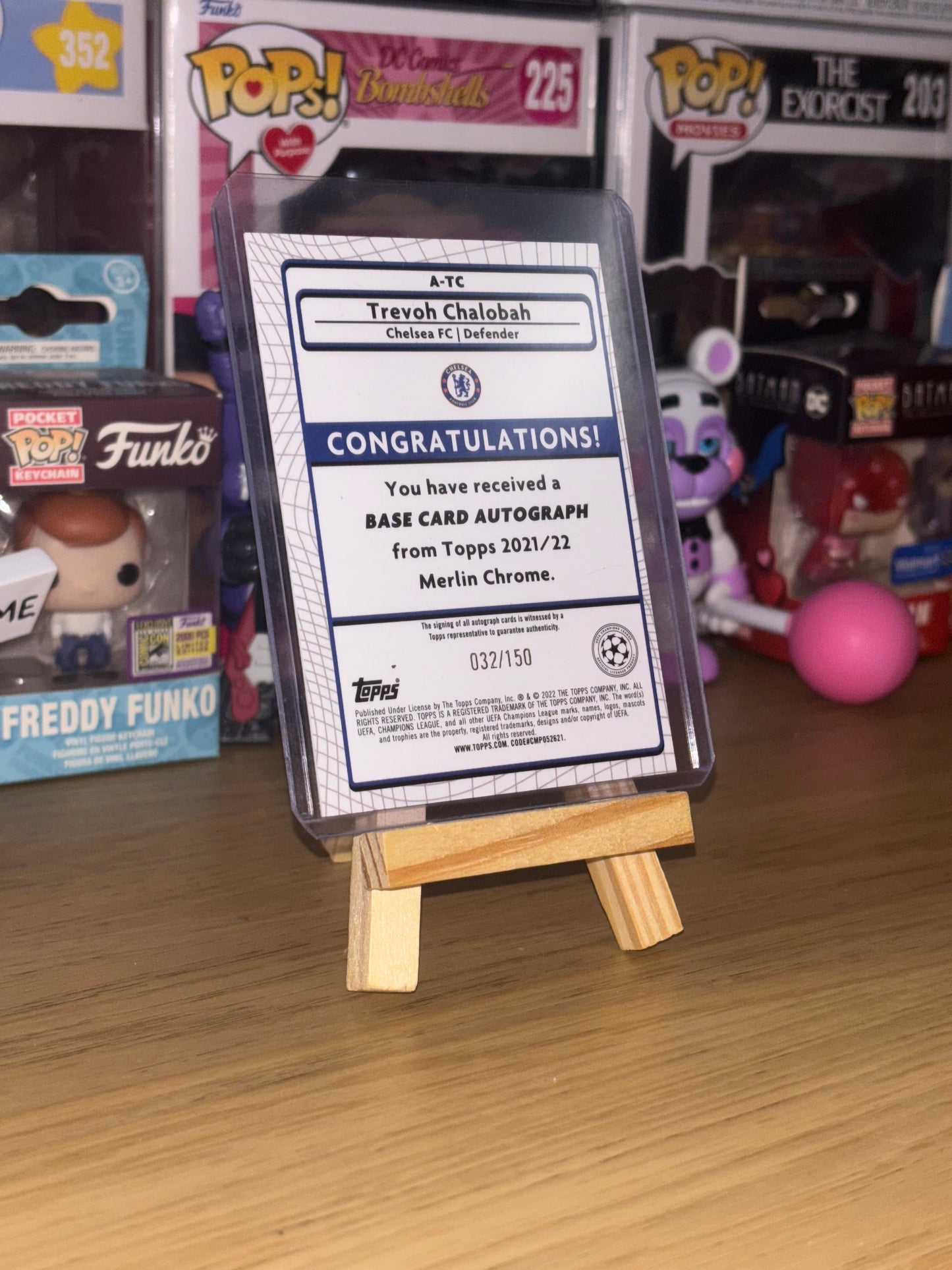 Trevoh Chalobah Rookie Auto Card - Merlin - Chelsea - Numbered 032/150