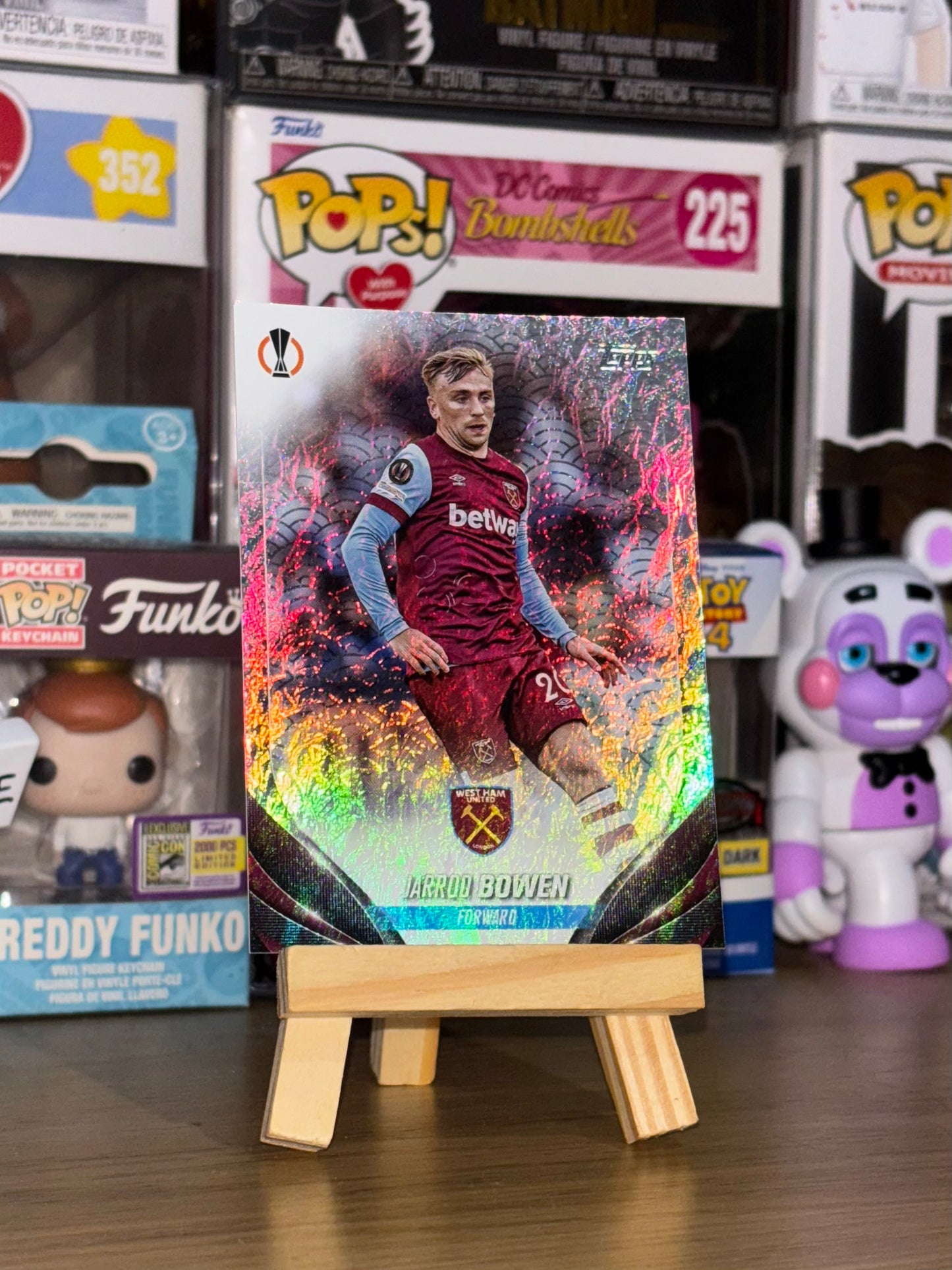 Jarrod Bowen Topps Europa League Card - West Ham - Numbered /99